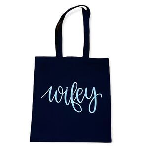 NWT Wool + Pepper Co. WIFEY Cotton Tote Bag